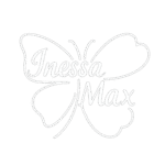 Inessa Max LOGO white kvadratinis