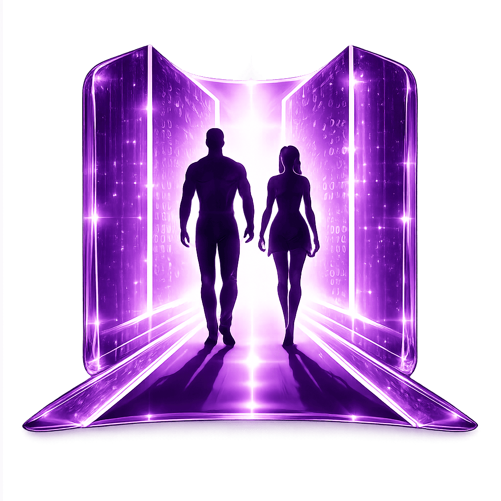 Išėjimo iš matricos klubo emblema